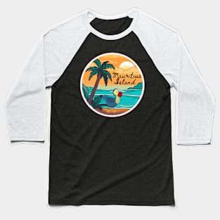 Mauritius Island - Dodo Bird Vintage Baseball T-Shirt